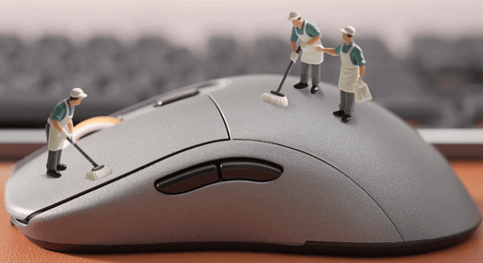 Skin Oil Gaming Mouse Surface