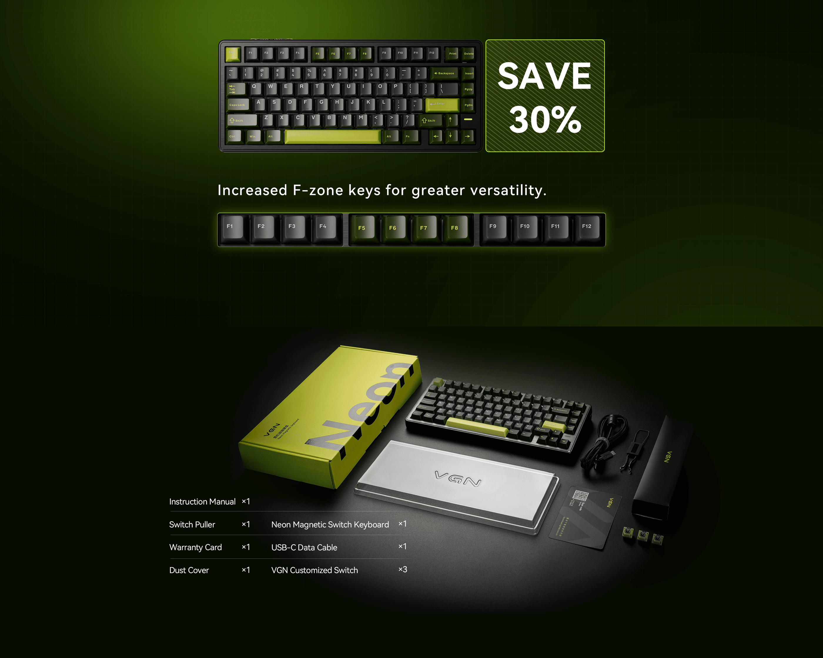 VGN Keyboard Features Overview