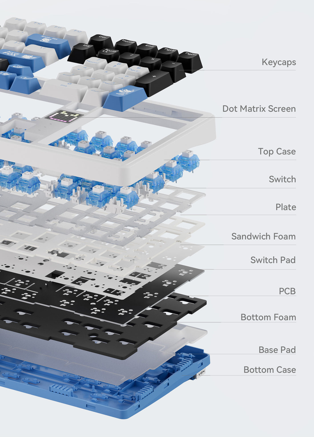 VGN V98 Pro V4 Wireless Mechanical Keyboard