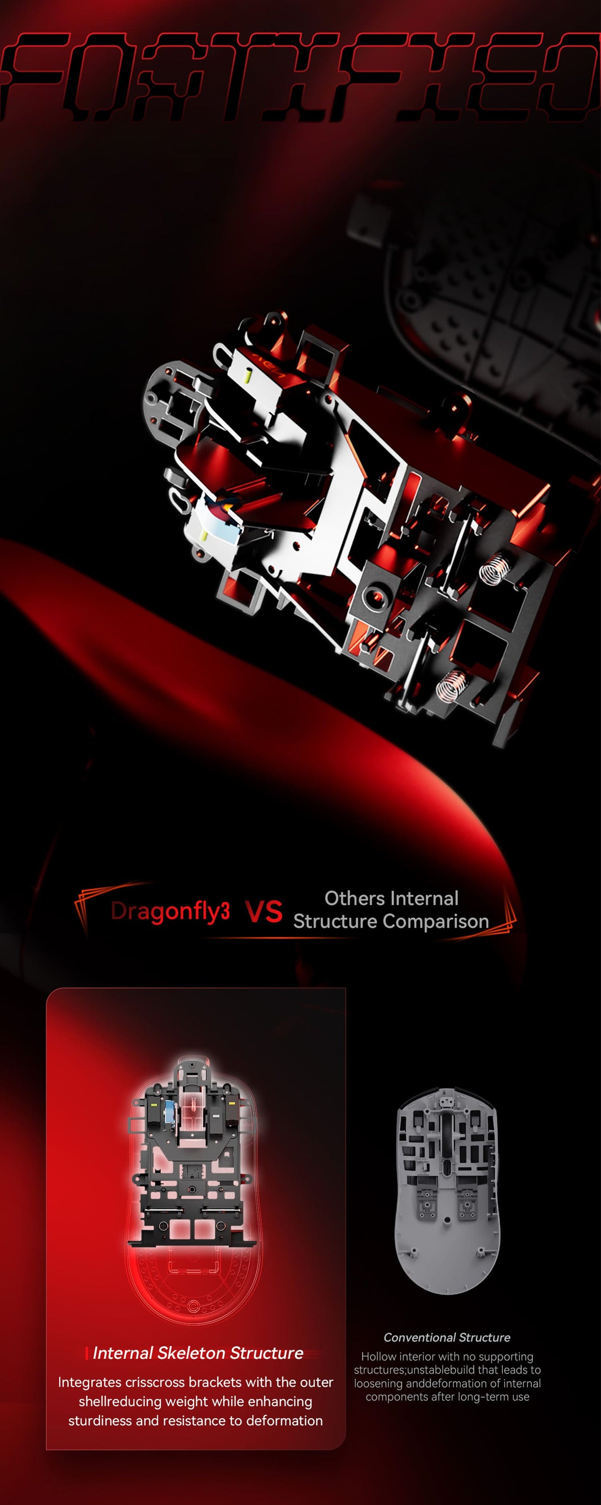 VGN Dragonfly 3 Series Ultra-Lightweight Wireless Mouse