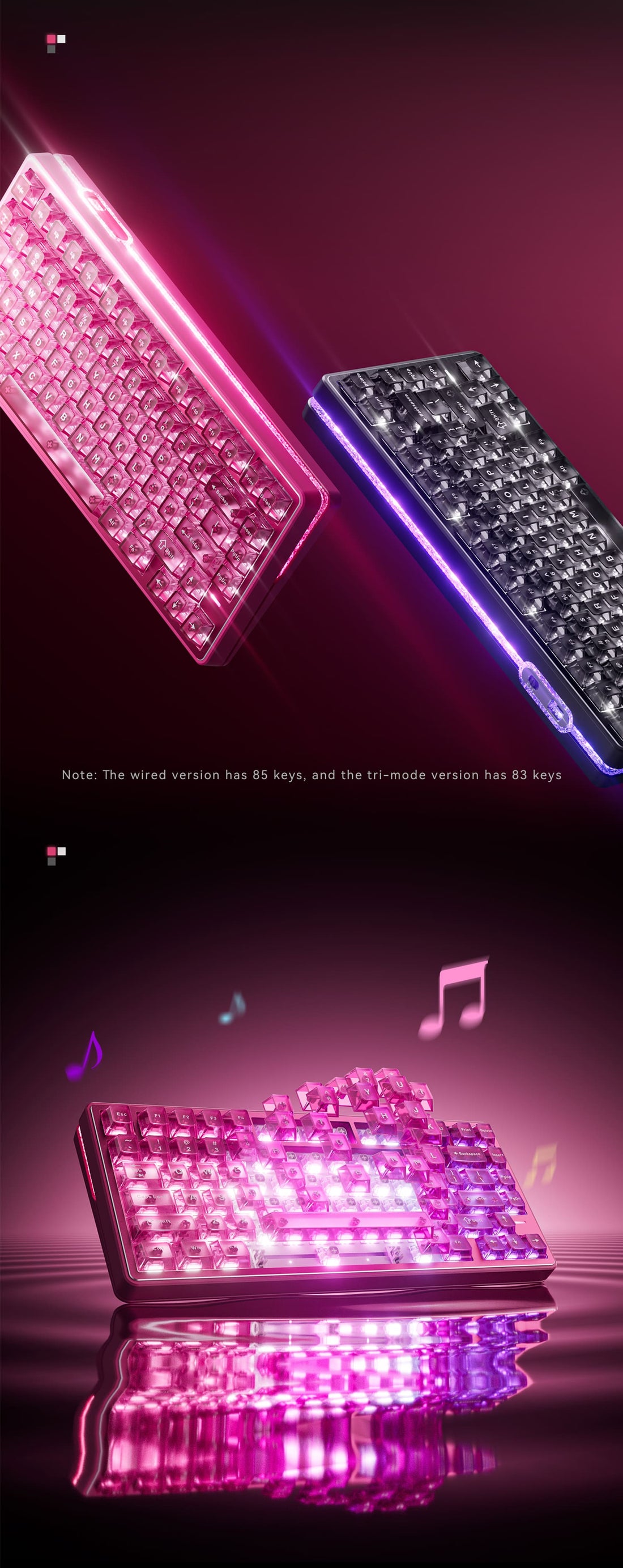 VGN Neon Super Competitive Edition Wireless Magnetic Switch Keyboard