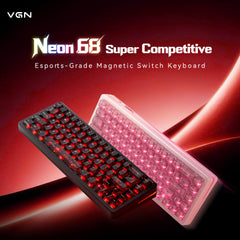 Clavier à switchs magnétiques sans fil VGN Neon 68HE Super Competitive
