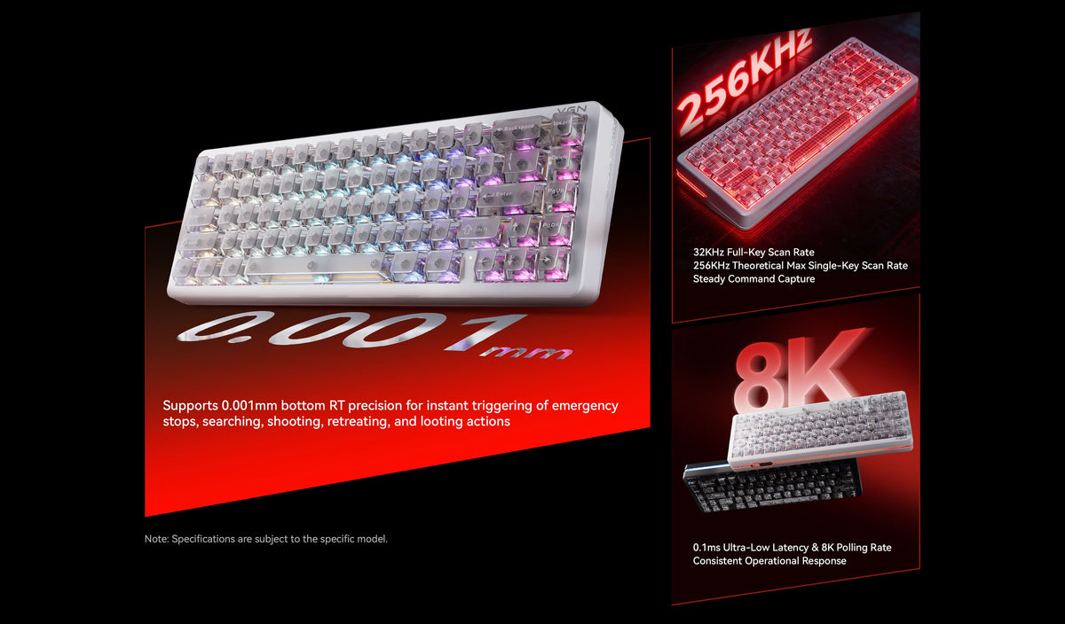 VGN Neon 68HE Super Competitive Magnetic Switch Keyboard