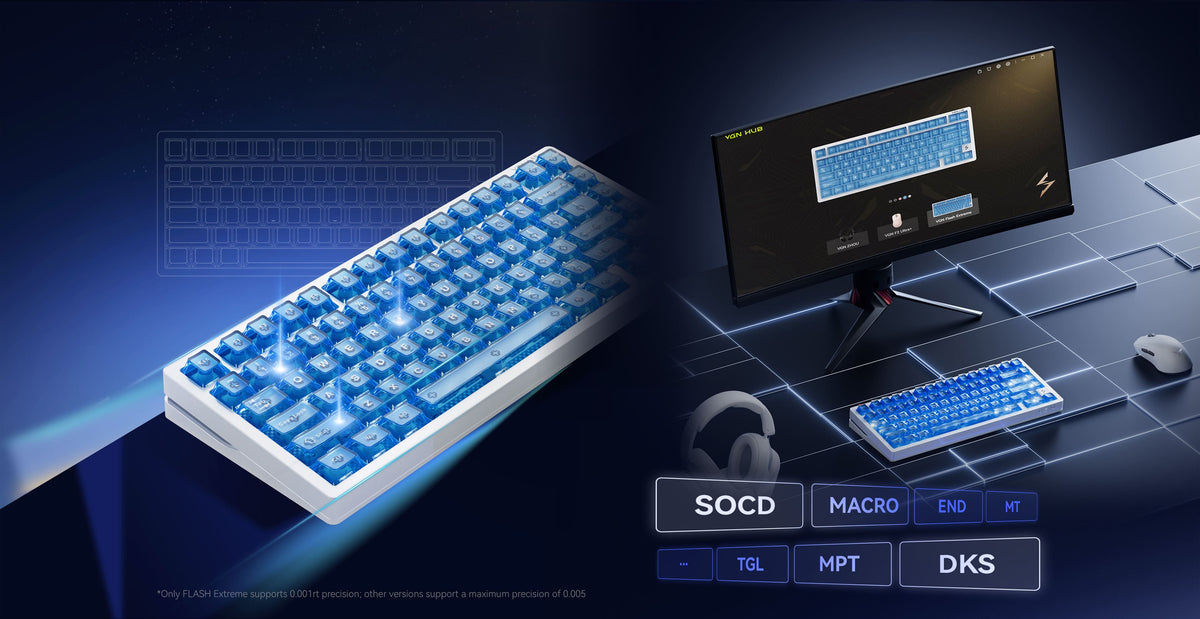 VGN x LANDSPACE FLASH 75HE Aluminum Magnetic Switch Keyboard