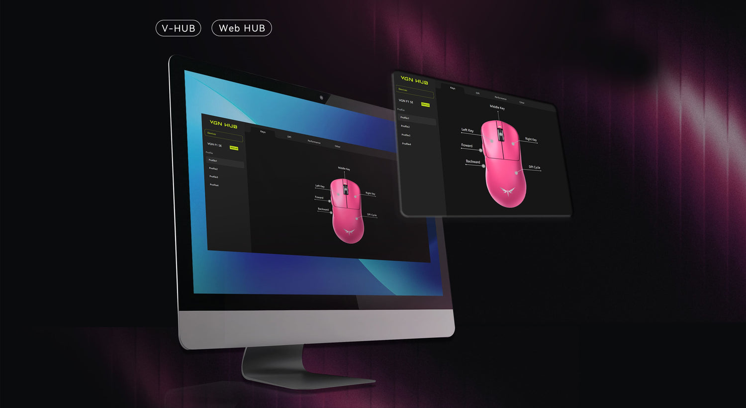 V HUB và Web HUB hỗ trợ VGN Dragonfly F1 SE