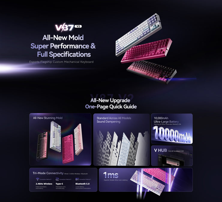 VGN V87 V2 Wireless Mechanical Gaming Keyboard