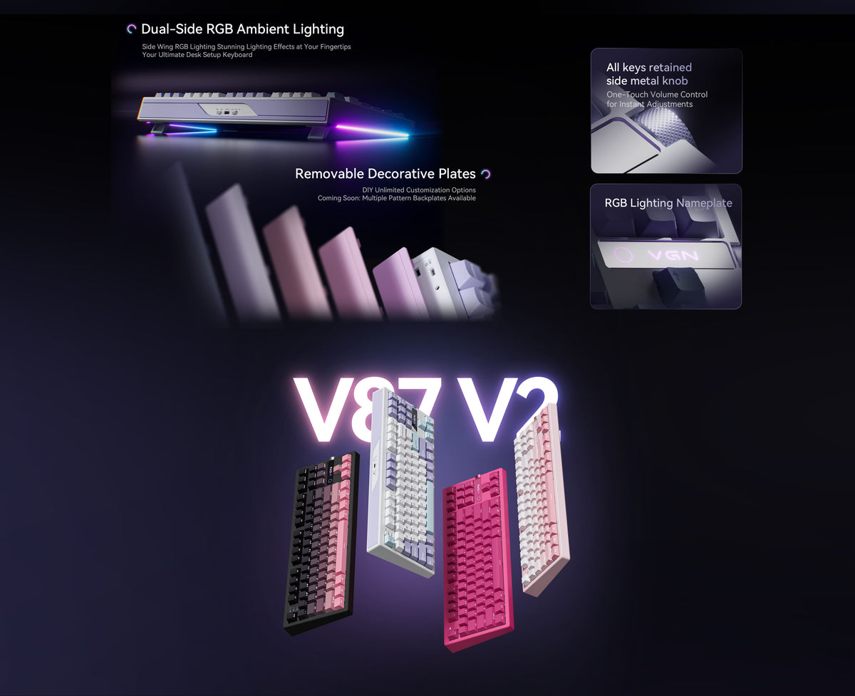 VGN V87 V2 Wireless Mechanical Gaming Keyboard