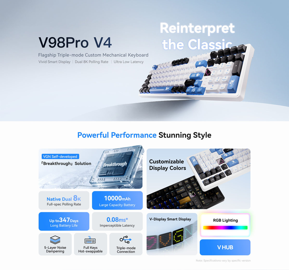 VGN V98 Pro V4 Wireless Mechanical Keyboard
