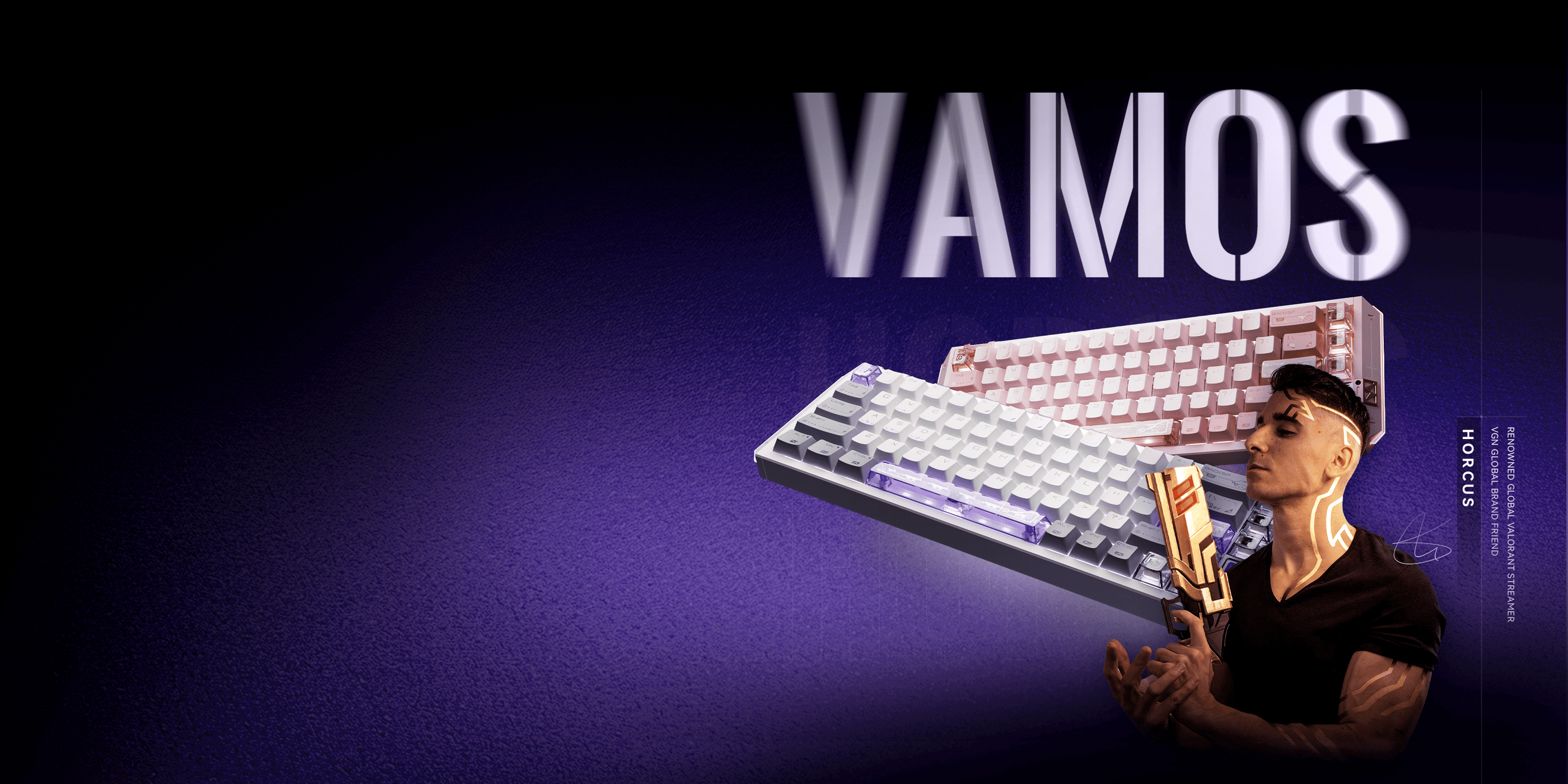 VGN キーボード & マウス セット VGN Neon Esports Wireless Magnetic Switch Keyboard