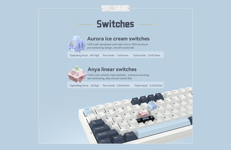 VGN S99 Wireless Mechanical Keyboard VGN S99 Wireless Mechanical Keyboard