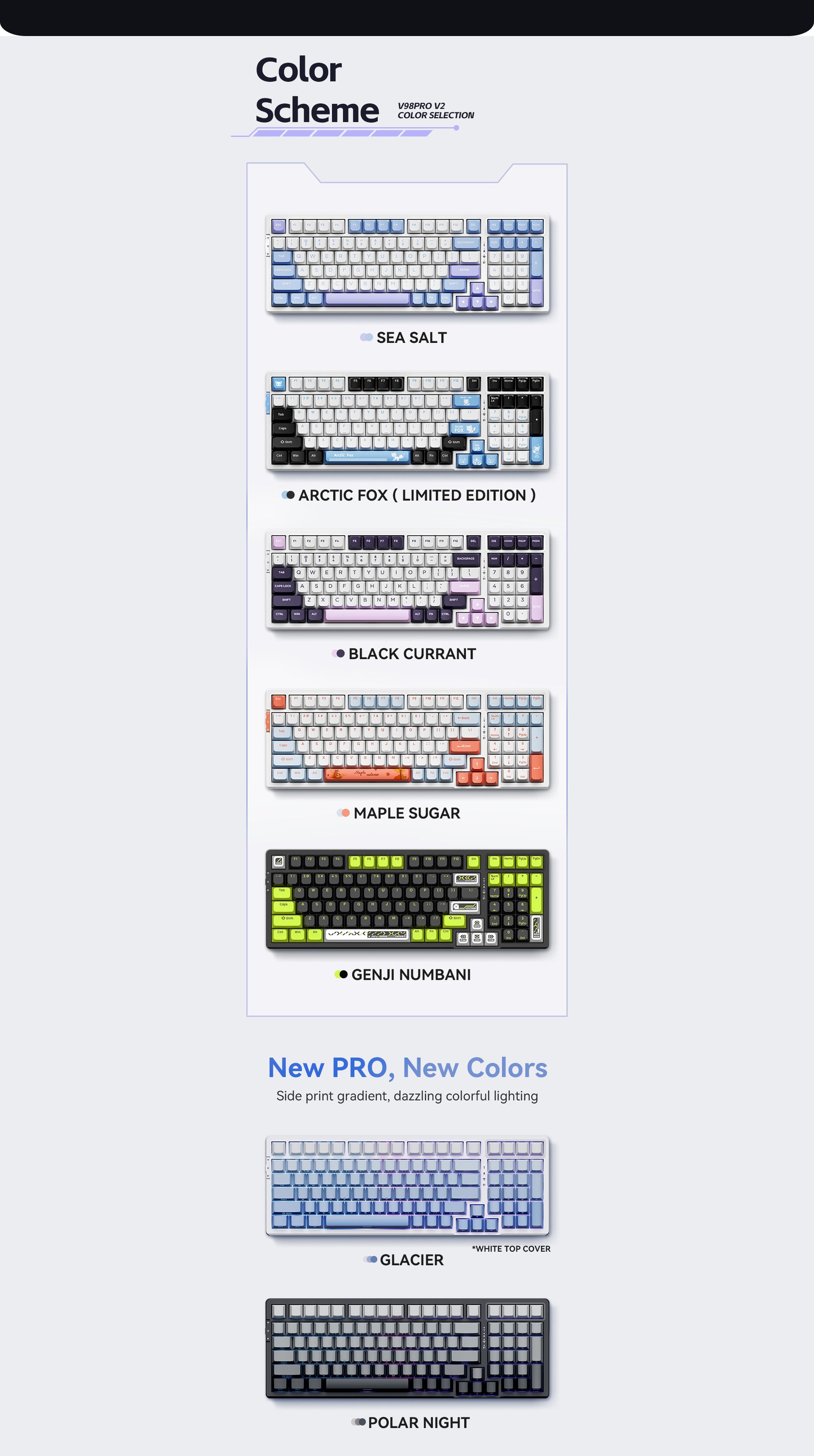 VGN V98 Pro V2 Wireless Mechanical Keyboard