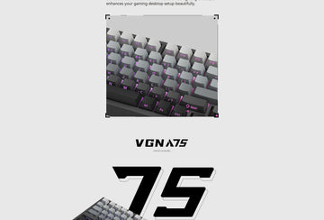 VGN A75 eSports Hall Effect Gasket-Mount Keyboard
